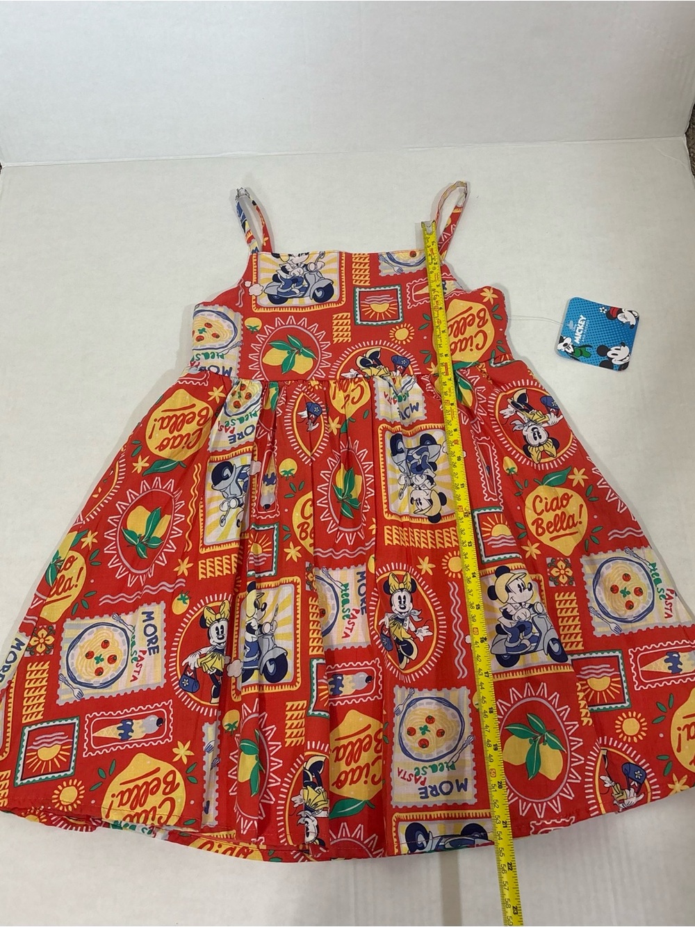 Disney Orange Printed Spaghetti-Strap Dress - Picture 4 of 7